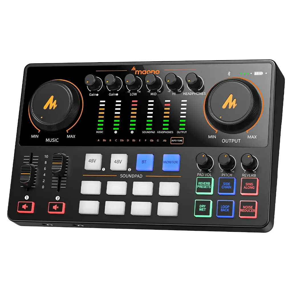 Interface de Audio USB Maono AME2 II - 2 Canales XLR