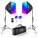 Kit Softbox LED RGB 24W Neewer NK800