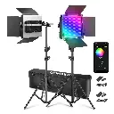 Kit LED Neewer 660 PRO II RGB con App y Soportes