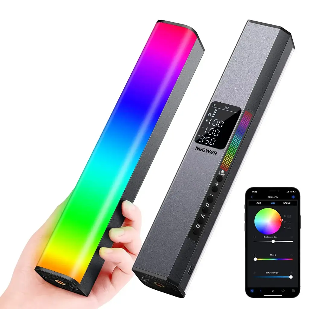 Barra LED RGB Neewer RGB1 Magnética y Portátil