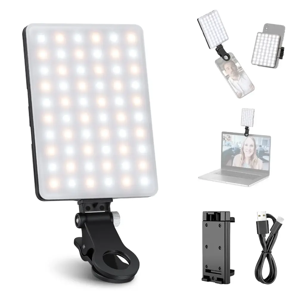Luz LED Neewer NL-60AI con Clip para Videollamadas