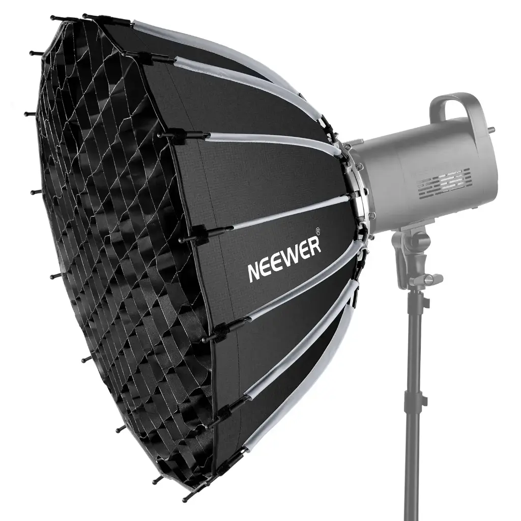 Softbox Parabólico Neewer 65 cm Liberación Rápida con Grid