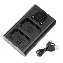 Cargador Dual USB Neewer para Baterías NP-FZ100​