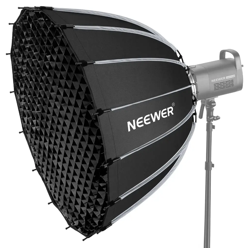 Softbox Parabólico Neewer de 85 cm con Grid y Montura Bowens​