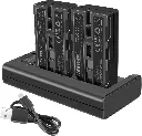 Kit 2 Baterías Neewer NP-F550 2600mAh con Cargador USB Dual