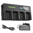 Cargador 4 Canales Neewer para Baterías Sony NP-F