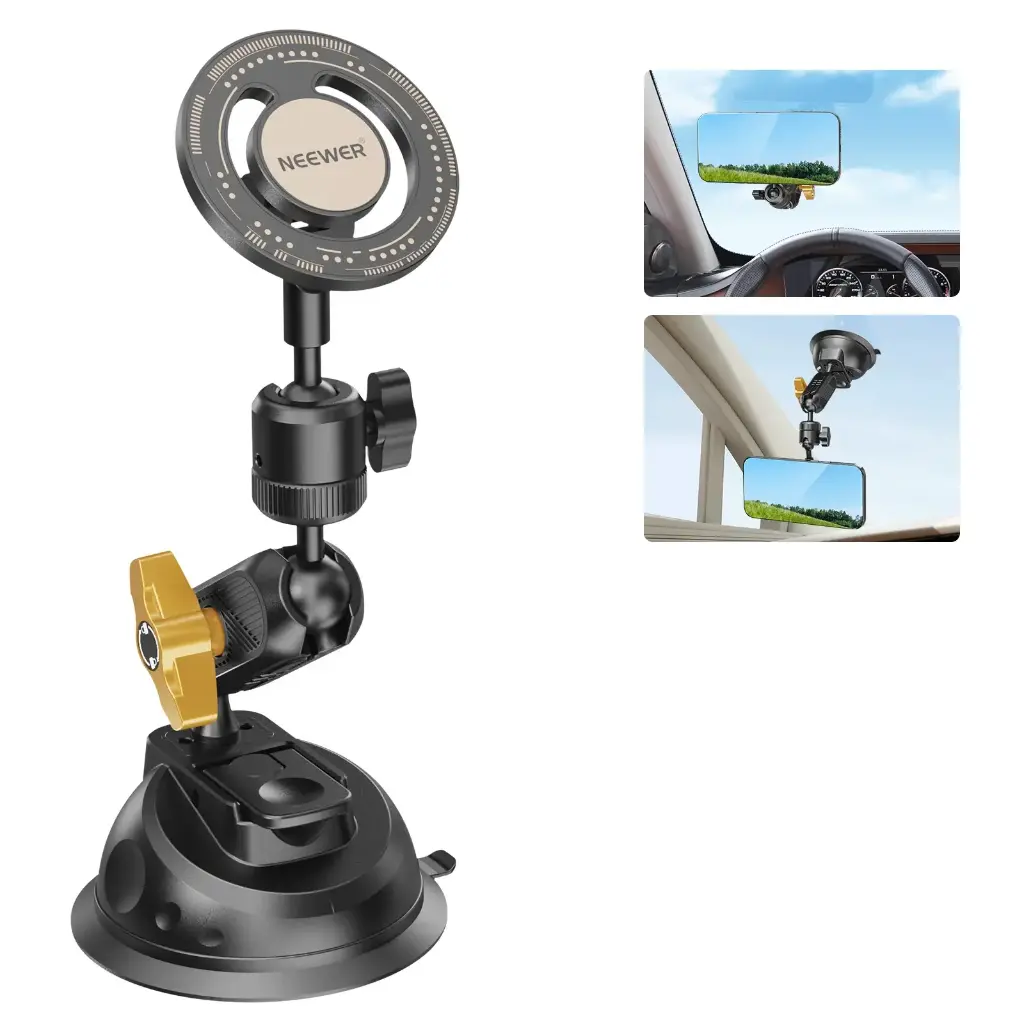 [10104601] Soporte Ventosa Neewer CA030 con Magnético para Teléfonos