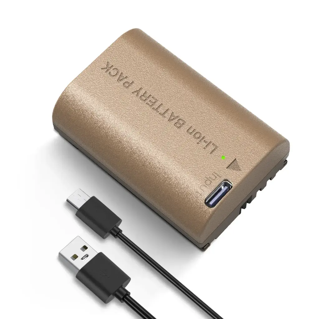 Batería Neewer LP-E6P 2400mAh con Puerto Tipo C