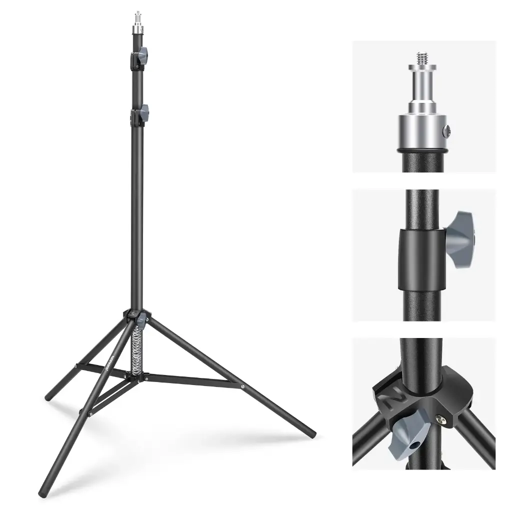 Pie de flash Neewer St-200 Para Fotografía Negro de 87 200 cm