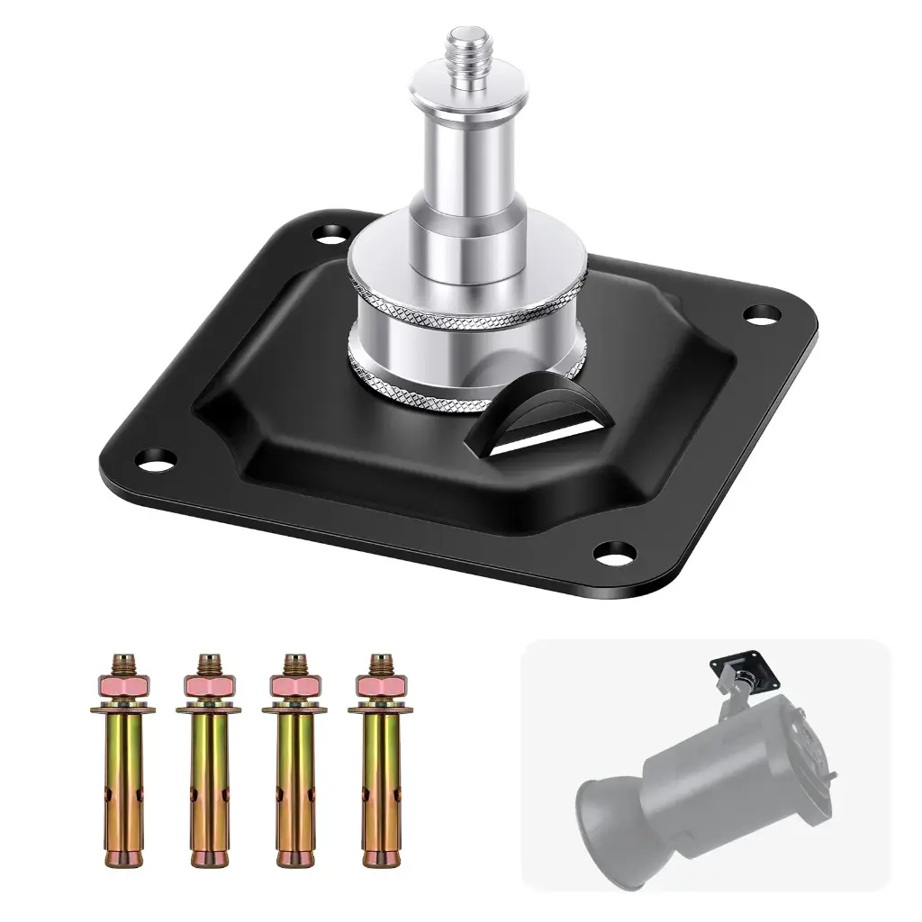 Soporte Techo/Pared Neewer con Espiga 5/8" y Rosca 1/4"