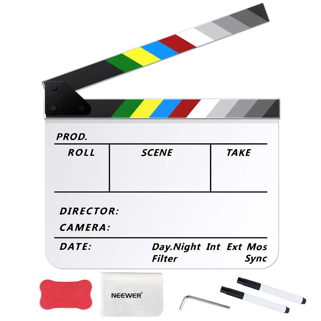 Claqueta de Director Neewer de Acrílico