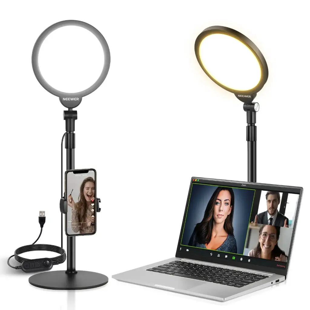Kit de Luz Selfie Neewer R06 de 17,8 cm para Teléfonos