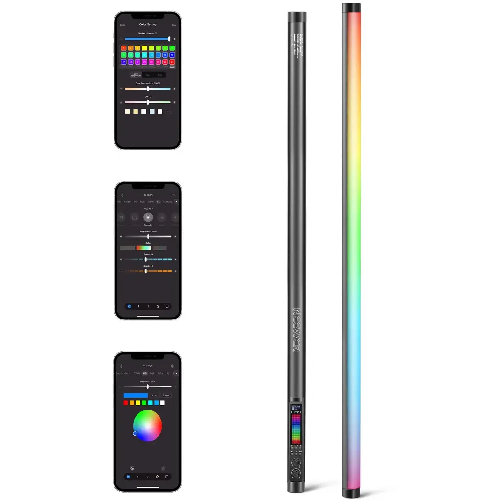 Tubo de Luz RGB Neewer TL120C 120 cm con Control App