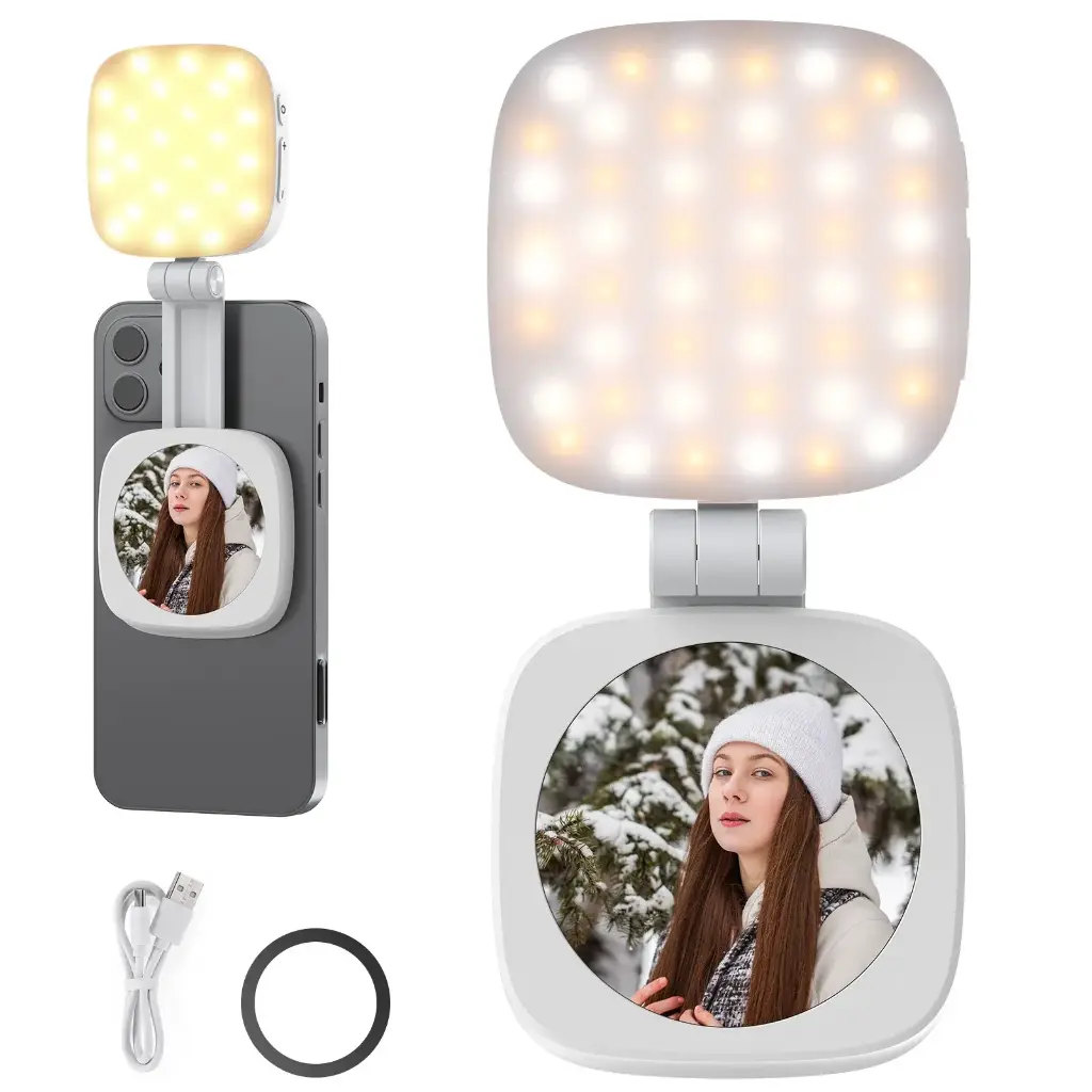 NEEWER BASICS NL48B LUZ MAGNÉTICA PARA SELFIES (BLANCA)