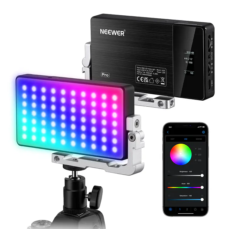 SL90 Pro RGB LED CAMERA VIDEO LIGHT