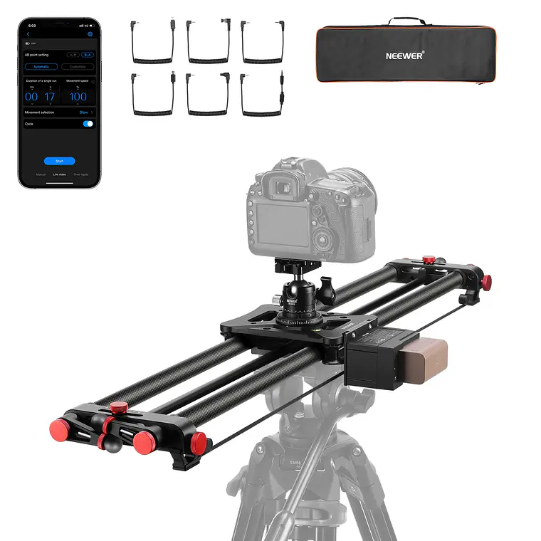 Slider Motorizado de Fibra de Carbono de 120 cm con Control por App Neewer