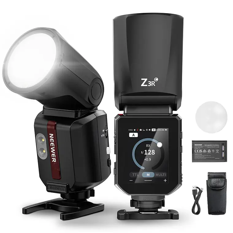 Flash Speedlite TTL para Cámara con Batería de Litio 3000 mAh para Sony Neewer Z3R-S