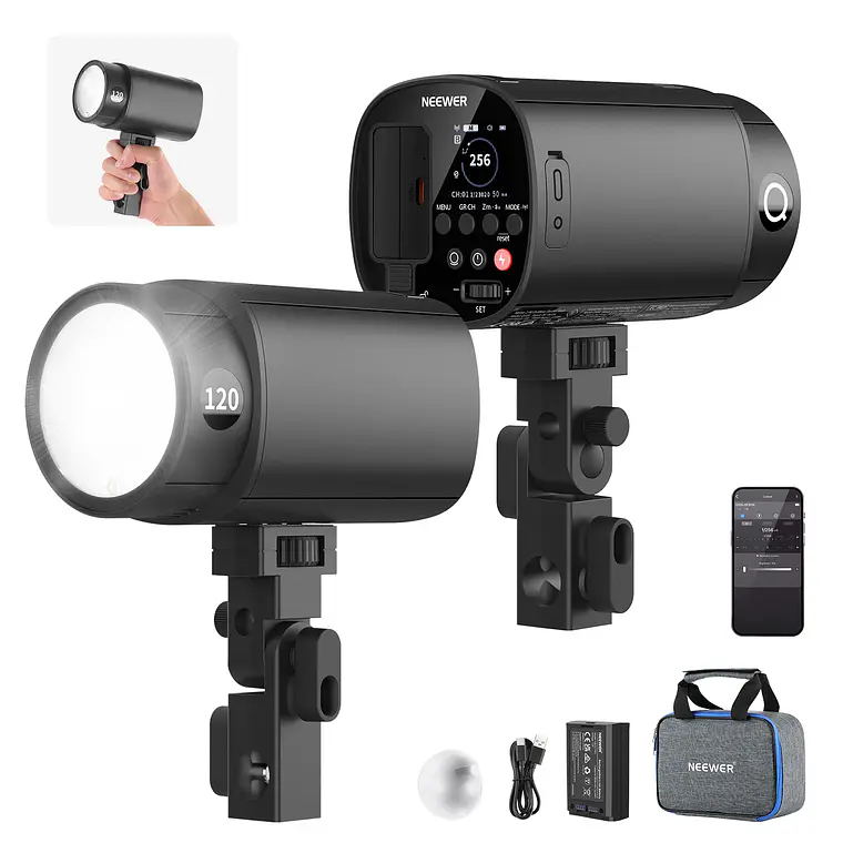Flash de Estudio Outdoor 2.4G Neewer Q120
