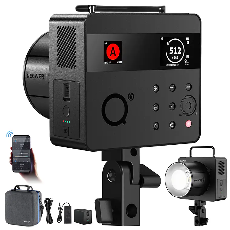 Flash de Estudio Outdoor con Batería de Litio Neewer Q6 (EU)