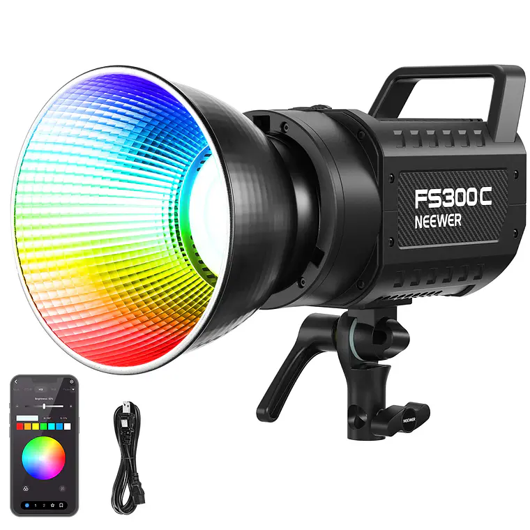Luz RGB para Video 300 W Neewer FS300C (EU)