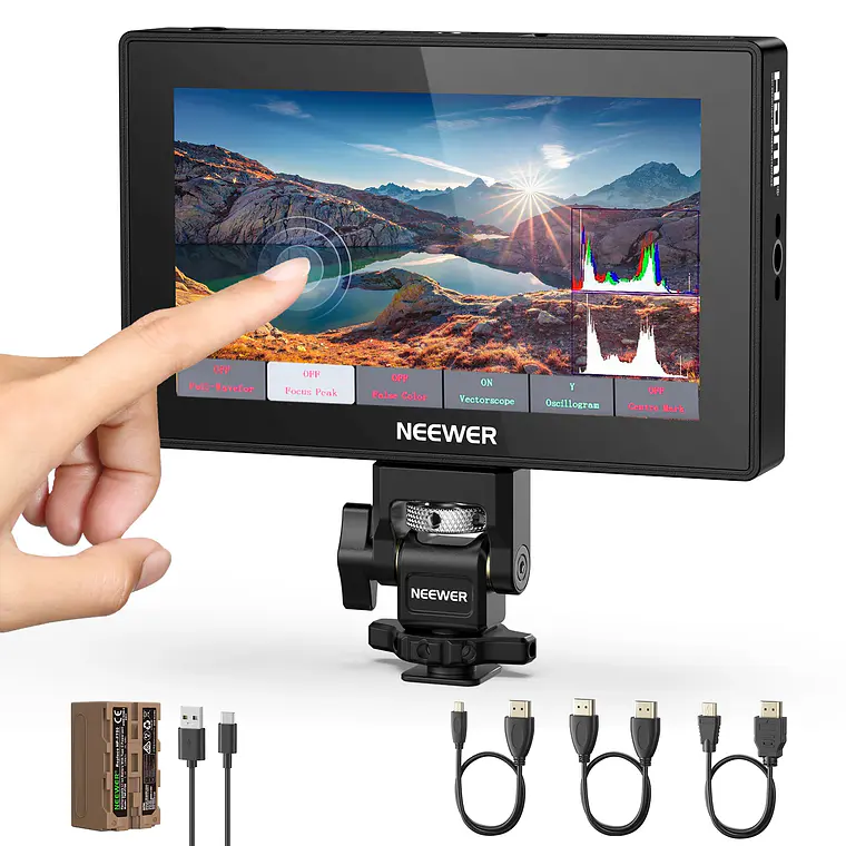 [10106921] Monitor Touchscreen para Cámara de Campo 5.5 Pulgadas Neewer F500 Pro