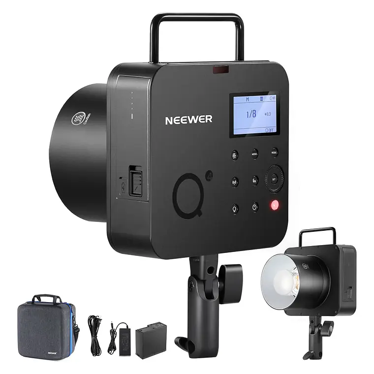 Flash TTL 2.4G 400 W con Batería Neewer Q4 (EU)