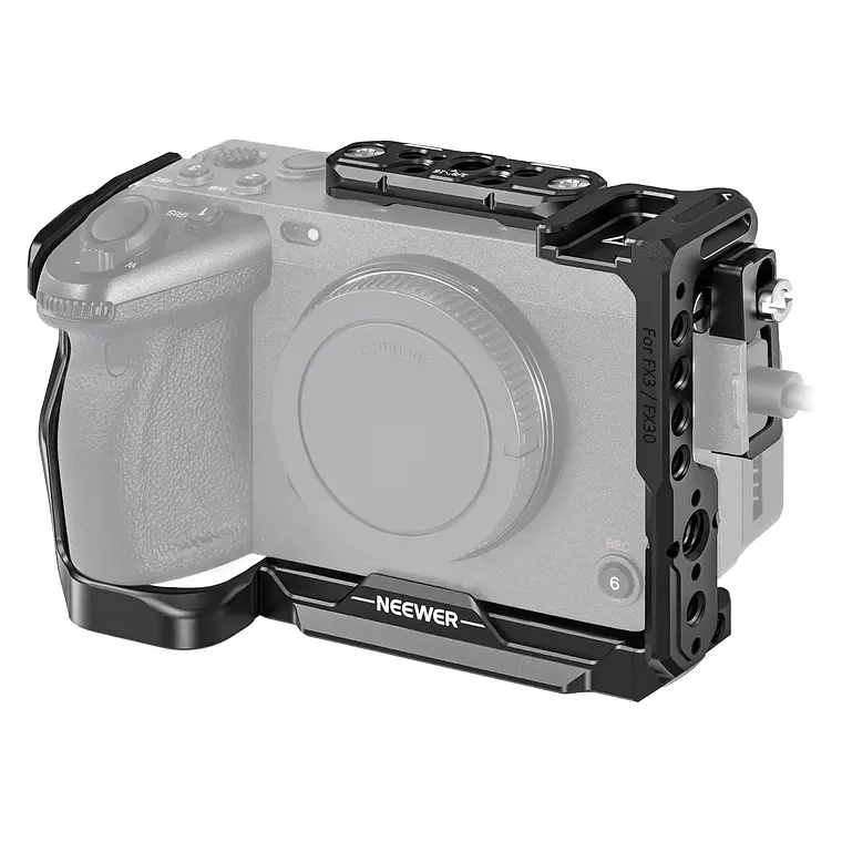 [10107702] Jaula para Cámara Sony FX3 / FX30 con Abrazadera para Cables Neewer