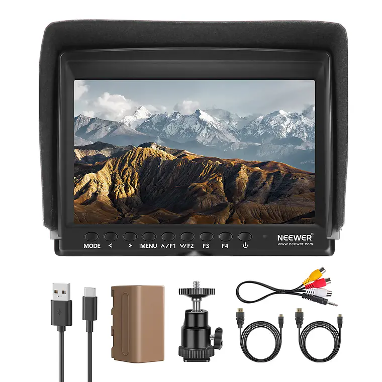 Monitor para Cámara HD Mejorado con Batería F750 Neewer F100 HD Upgrade Edition