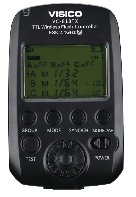 Trigger HSS TTL Visico VC-818 TX Sony