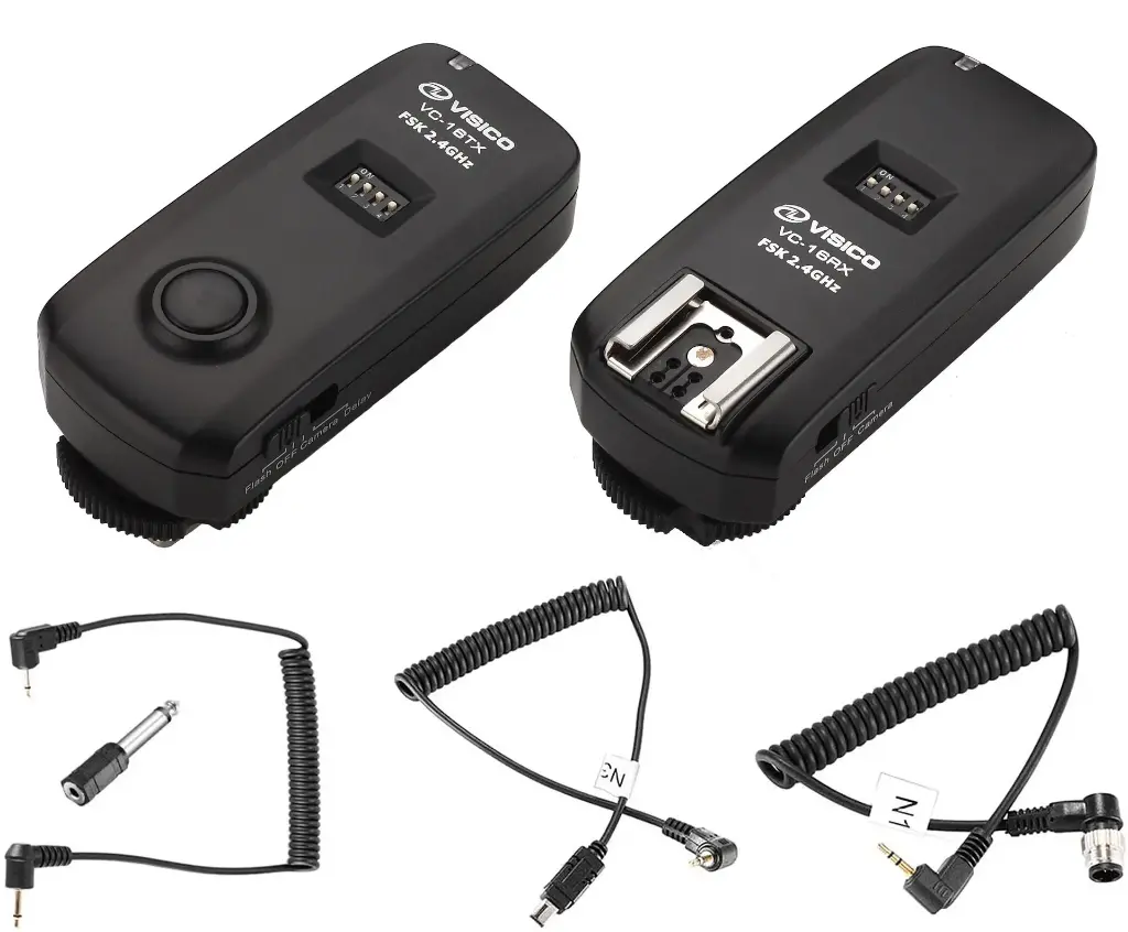 Trigger Transmisor + Receptor Visico VC-16 Nikon