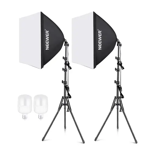 [66600013] Kit Iluminación LED Neewer NW48 II 2.4G con Softbox