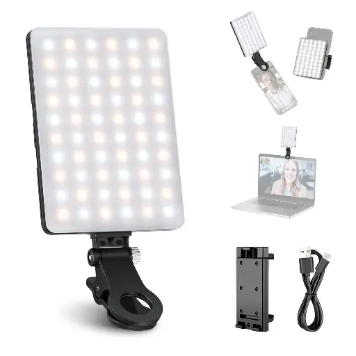 [66600338] Luz LED Neewer NL-60AI con Clip para Videollamadas