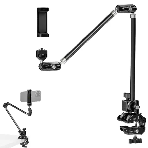 [66605626] Brazo Mágico Neewer UA056 76 cm con Clamp y Soporte