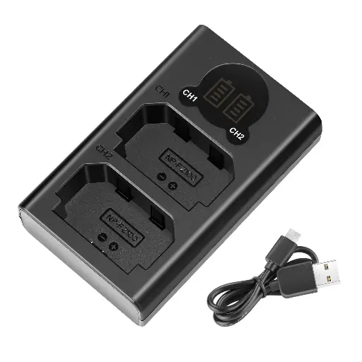 [66600058] Cargador Dual USB Neewer para Baterías NP-FZ100​