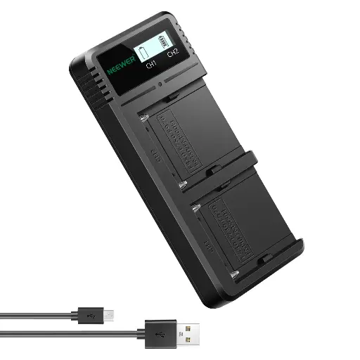 [66600569] Cargador Dual USB Neewer para Baterías Sony NP-F