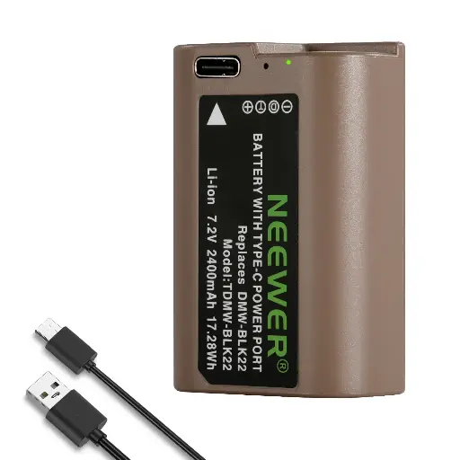 [66603990] Batería Neewer DMW-BLK22 2400mAh para Lumix