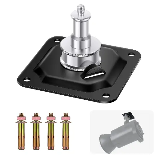 [66600208] Soporte Techo/Pared Neewer con Espiga 5/8" y Rosca 1/4"