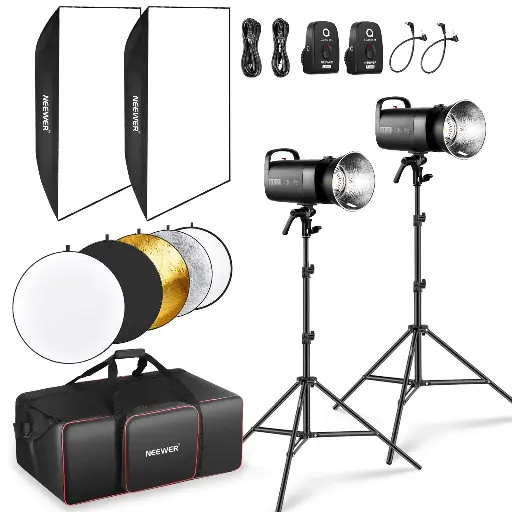[66605751] Kit de flash monolight de estudio NEEWER S102-400W