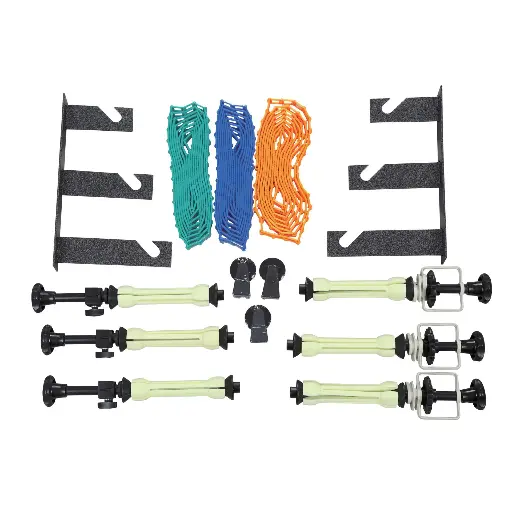 [VS-B300] Soporte De Pared Para Tres Fondos Visico - Con Cadenas
