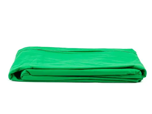 [Mulin Green 3x6] Fondo De Tela Muselina Verde Croma Visico 3x6 mts